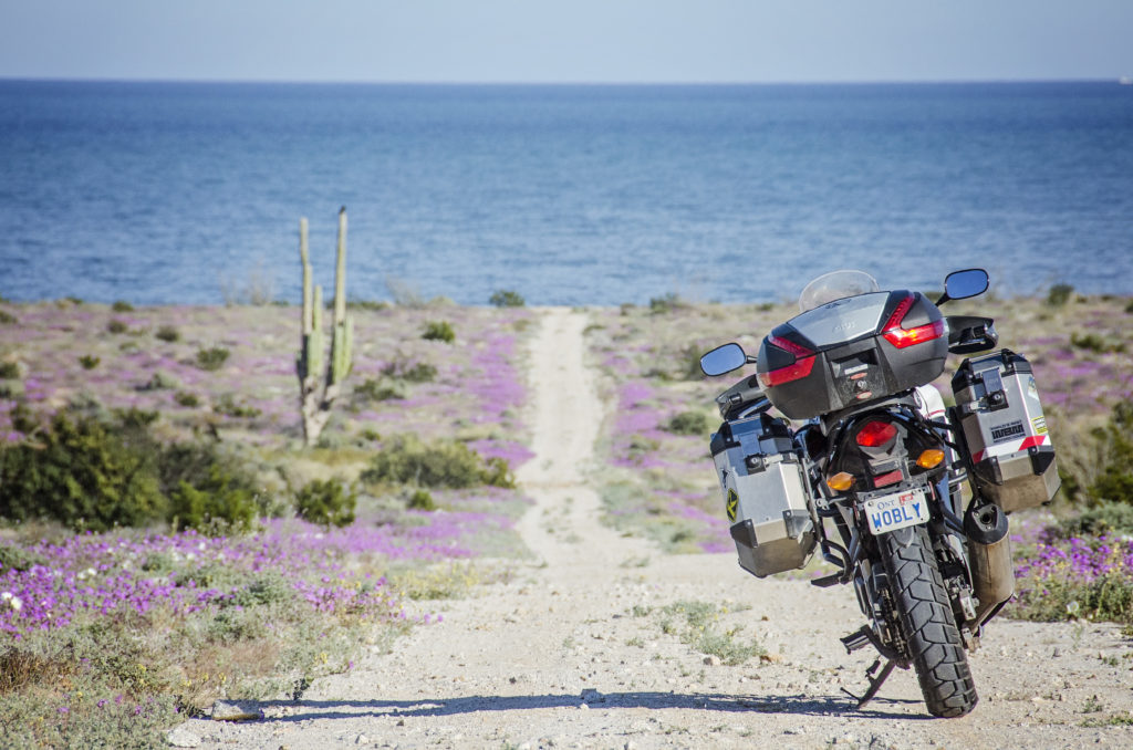 minimalist motorcycle travel